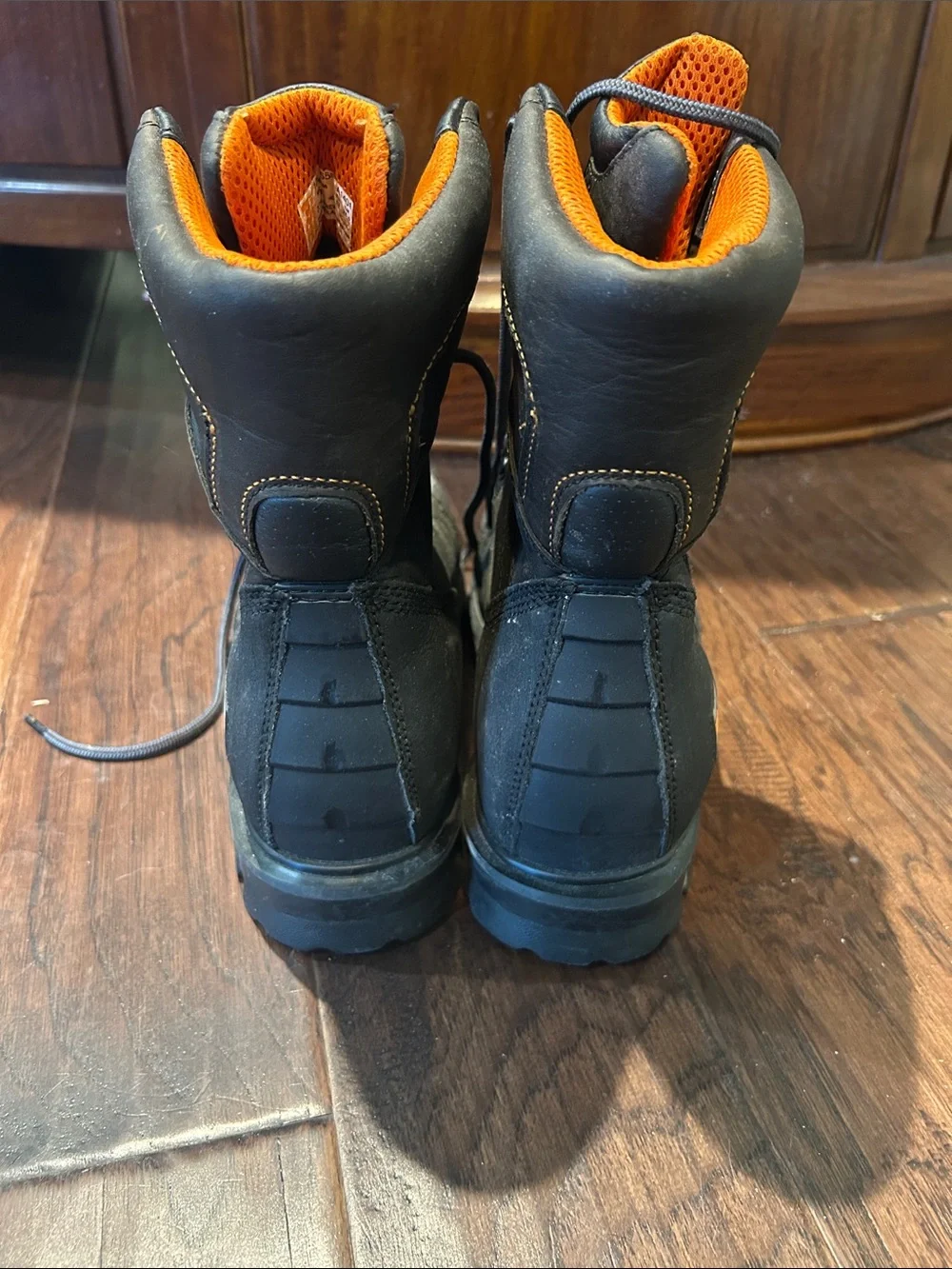 Timberland Pro Steel Toe Waterproof Men's Black Lace-Up Work Boots